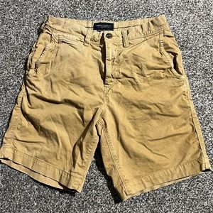 American Eagle AE Chino Shorts Mens Sz 28 Next Level Flex Comfort Khaki